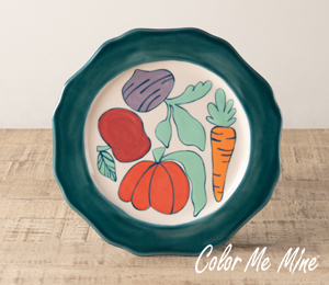 Pensacola Color Me Mine Produce Plate