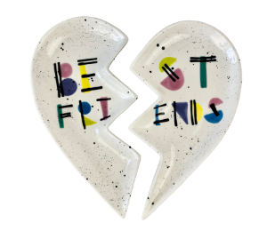 Pensacola Color Me Mine Best Friends Plate Set