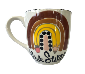 Pensacola Color Me Mine Neutral Rainbow Mug