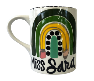 Pensacola Color Me Mine Green Rainbow Mug