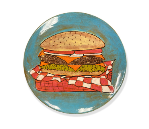 Pensacola Color Me Mine Hamburger Plate