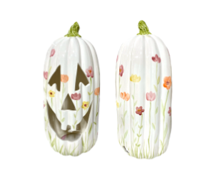 Pensacola Color Me Mine Floral Jack O' Lantern