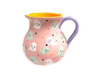 Pensacola Color Me Mine Cute Ghost Pitcher