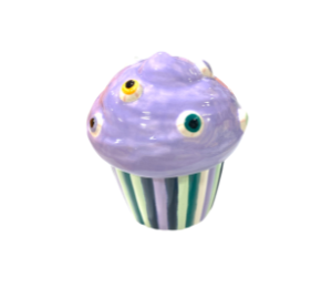 Pensacola Color Me Mine Eyeball Cupcake