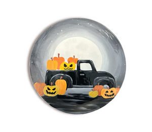 Pensacola Color Me Mine Pumpkin Truck Plate