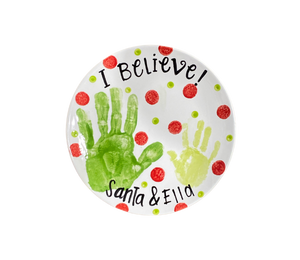 Pensacola Color Me Mine Santa & Me Handprint
