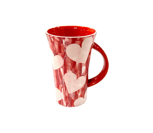 Pensacola Color Me Mine Marbled Heart Mug