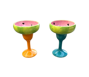 Pensacola Color Me Mine Margarita Glasses