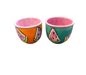 Pensacola Color Me Mine Melon Bowls