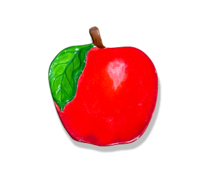 Pensacola Color Me Mine Apple Plate