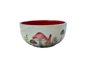 Pensacola Color Me Mine Mushrooms Bowl