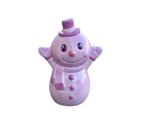 Pensacola Color Me Mine Pink-Mas Snowman