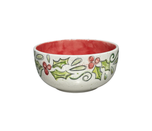 Pensacola Color Me Mine Holly Cereal Bowl