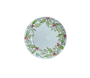 Pensacola Color Me Mine Holly Dinner Plate