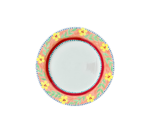 Pensacola Color Me Mine Floral Dinner Plate