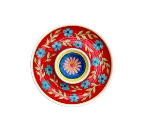 Pensacola Color Me Mine Floral Chip N Dip Bowl