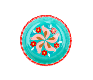 Pensacola Color Me Mine Retro Pie Plate