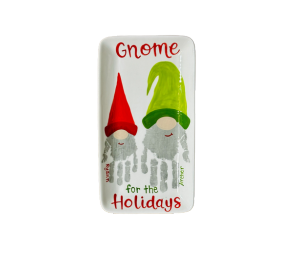 Pensacola Color Me Mine Gnome Holiday Plate