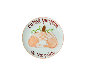 Pensacola Color Me Mine Cutest Pumpkin Plate