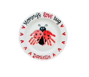 Pensacola Color Me Mine Love Bug Plate