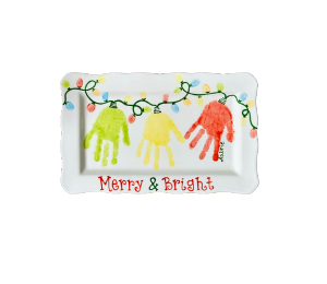 Pensacola Color Me Mine Merry and Bright Platter