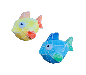 Pensacola Color Me Mine Faceted Fish
