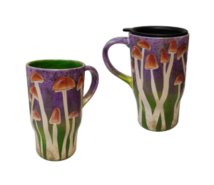 Pensacola Color Me Mine Mushroom Mugs