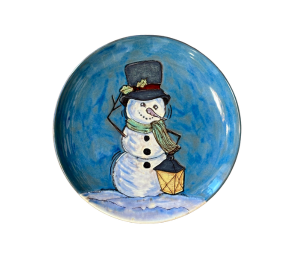 Pensacola Color Me Mine Rustic Glazed Snowman