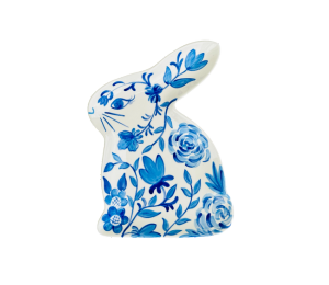 Pensacola Color Me Mine Chinoiserie Bunny Plate