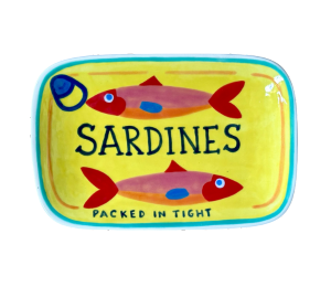 Pensacola Color Me Mine Sardines Appetizer Plate